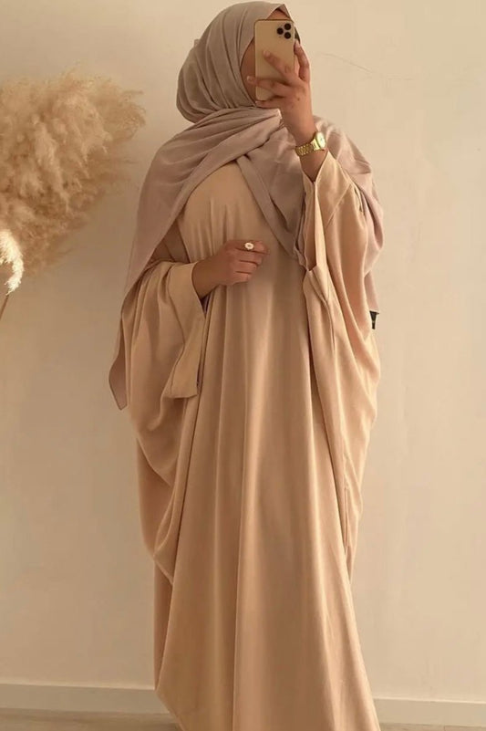 Ethereale Abaya - Beige Abaya