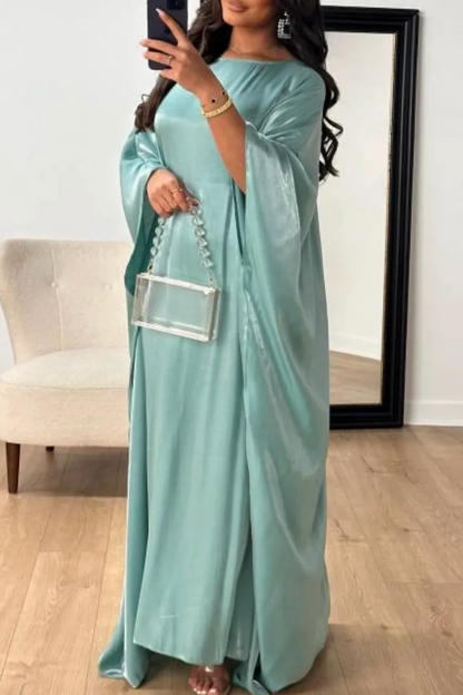 Graceful Essence - Mint Blauw Abaya