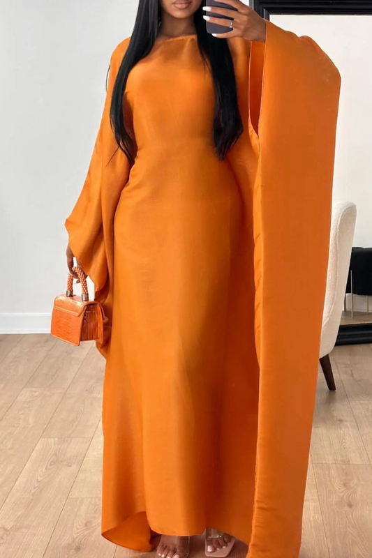 Graceful Essence - Oranje Abaya