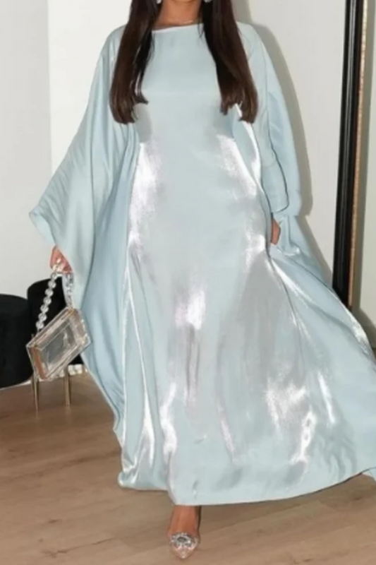 Graceful Essence - Baby Blauw Abaya